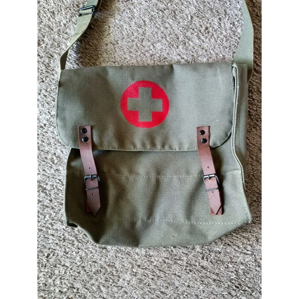 Rothco NATO Medic Messanger Bag Military Red Cross Shoulder Crossbody Bag